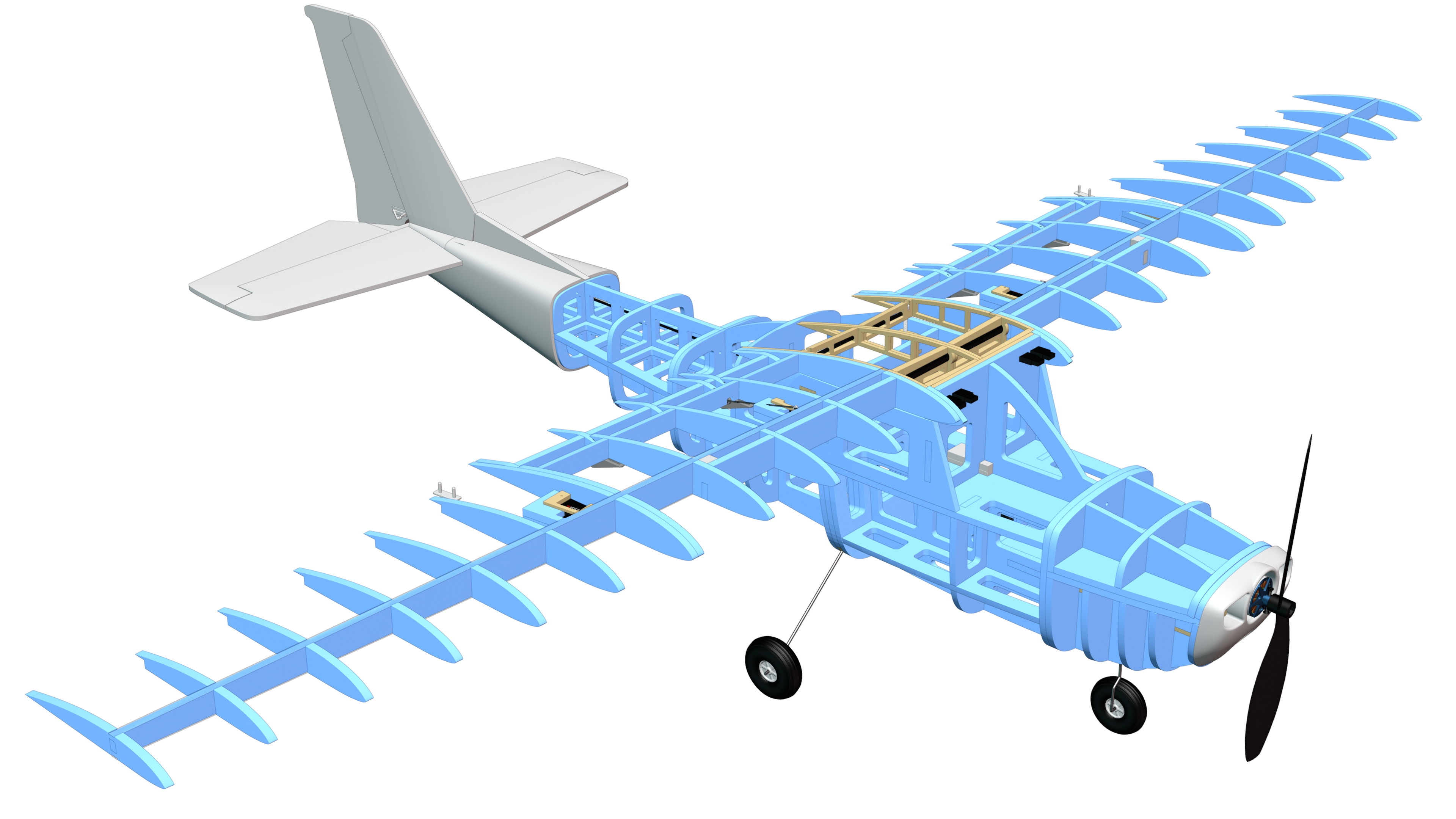 Cessna-172 rc plane plans
