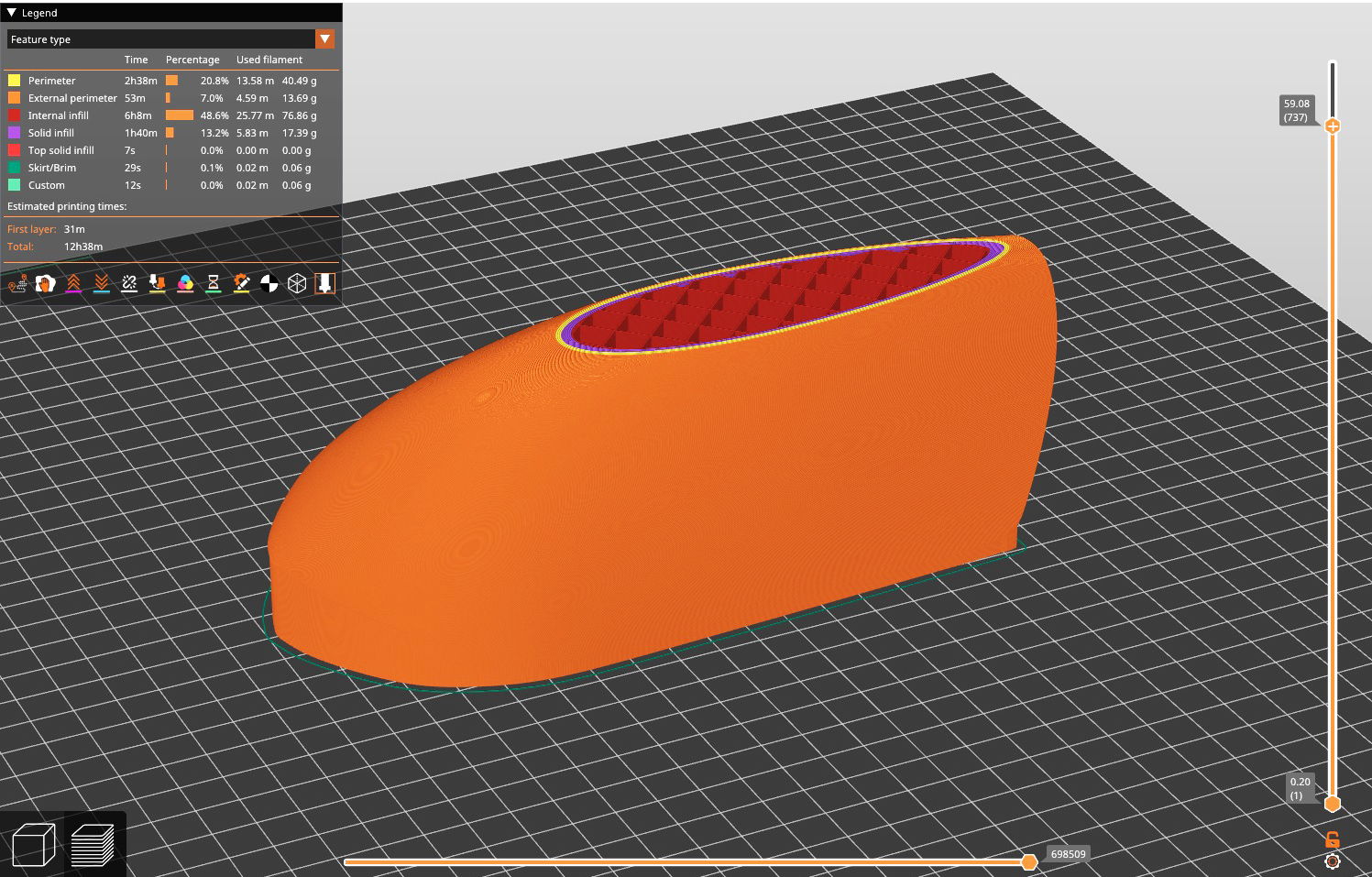 3D printed Canopy plug