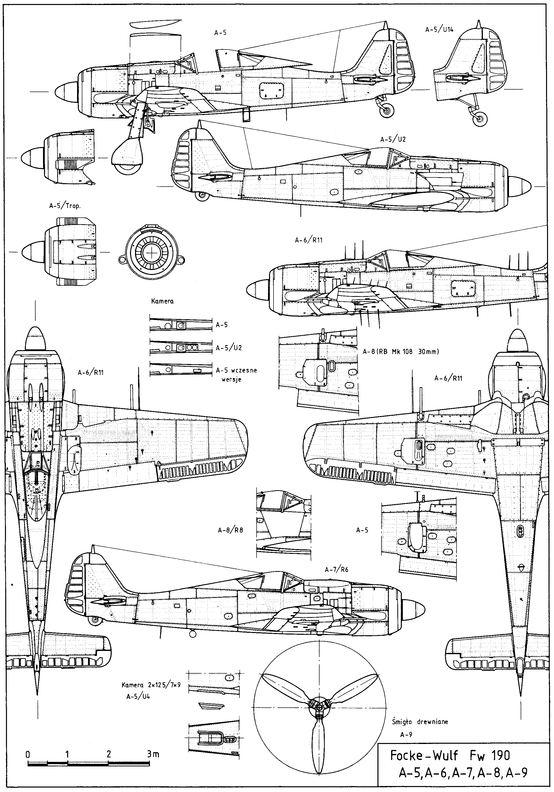 Focke-Wulf Fw 190 A-5 plans