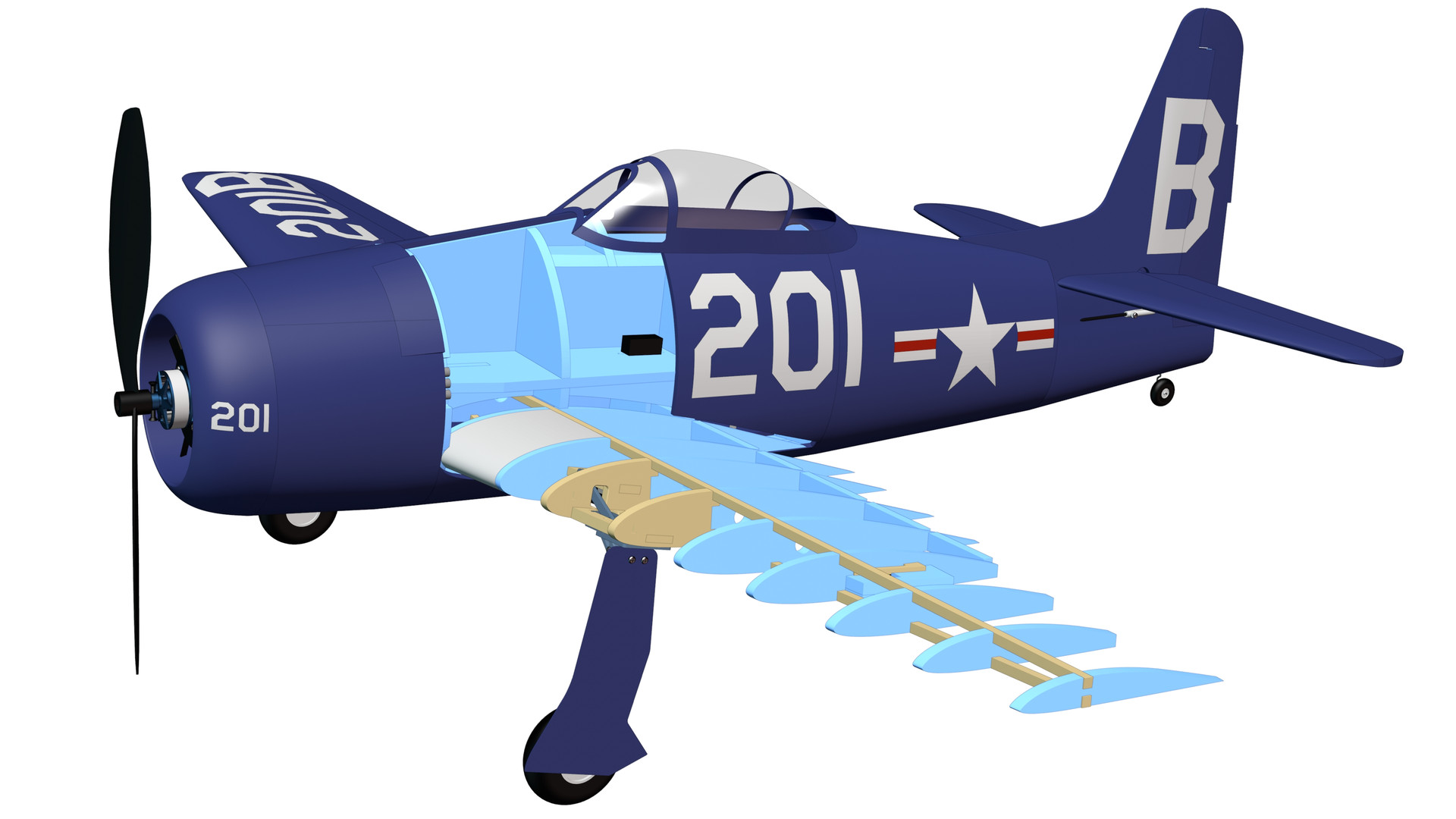 f8f bearcat rc plane